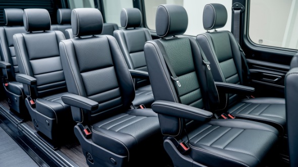 sprinter van with driver inside euclid